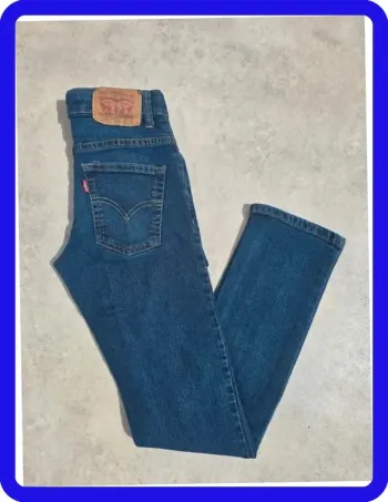 Jeans Levi's 511 W20|FR30 coupe droite bleu Femme-Women pan124