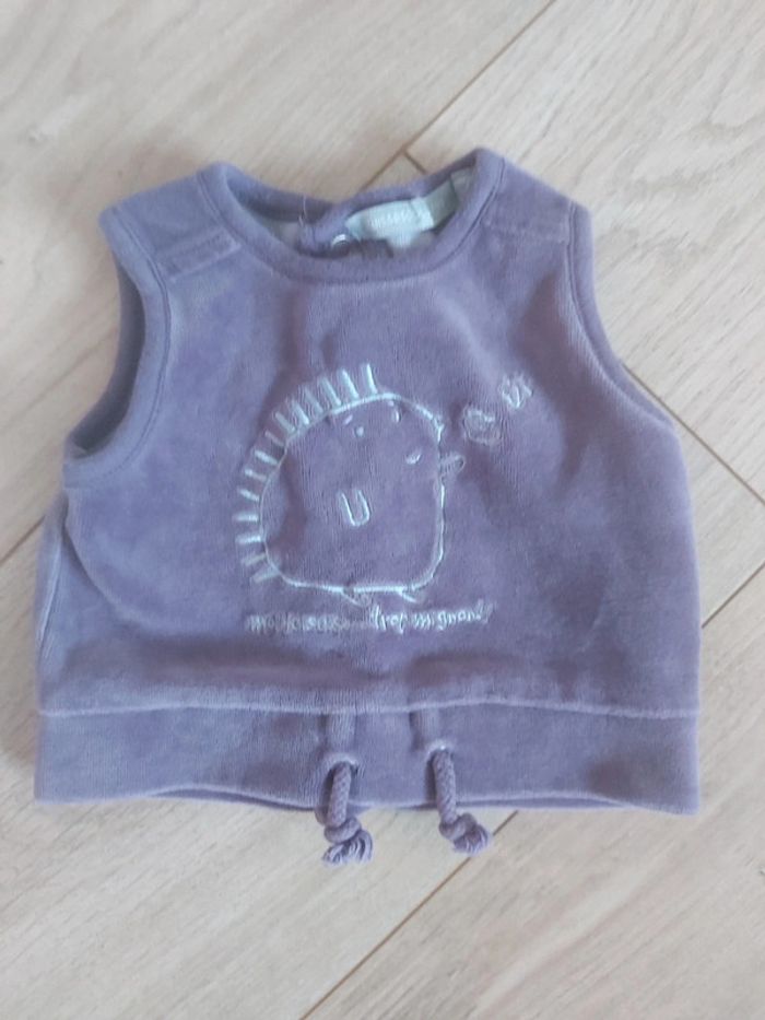 Ensemble velours fille 1 mois (78) - photo numéro 2