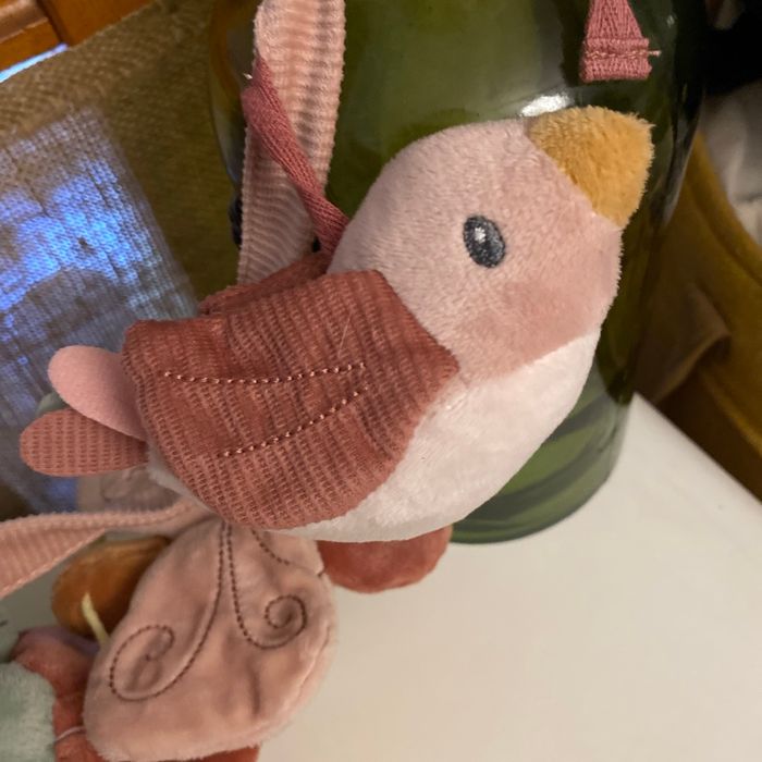 Accessoire de poussette oiseau avec hochet assortis - photo numéro 4