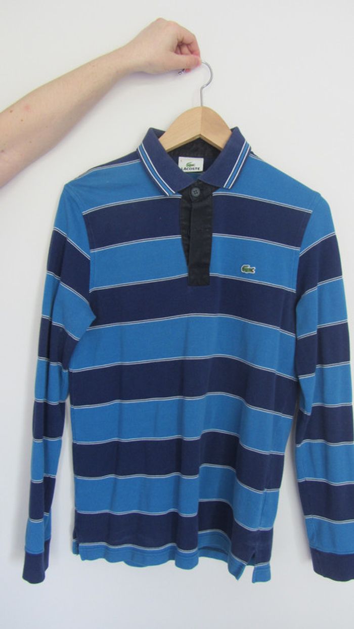 polo manches longues lacoste