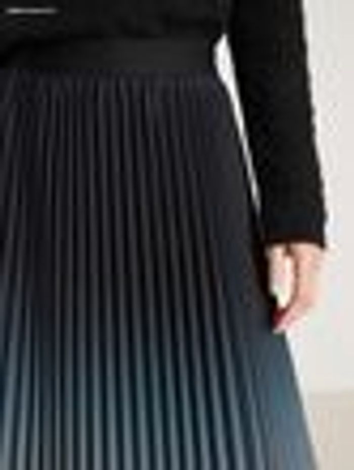 Jupe plissée soleil - entièrement élastiquée - taille 48 - Daxon - couleur noir - photo numéro 5