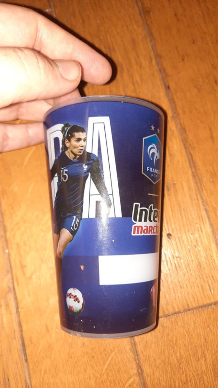 Verre intermarche football coman / dali - photo numéro 5