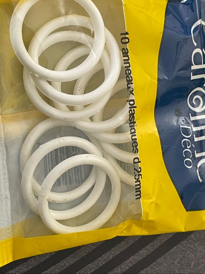 Anneaux pour rideaux ou autre - photo numéro 2