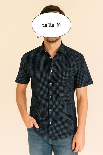 Jolie Chemise homme manches courtes