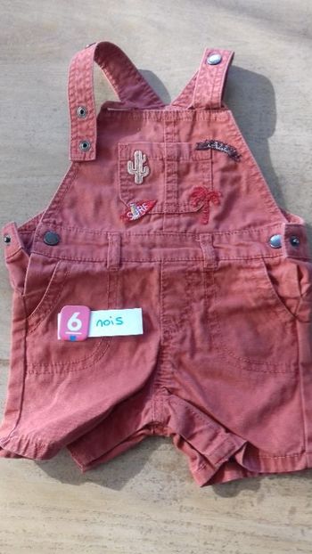 salopette vertbaudet 6 mois.
