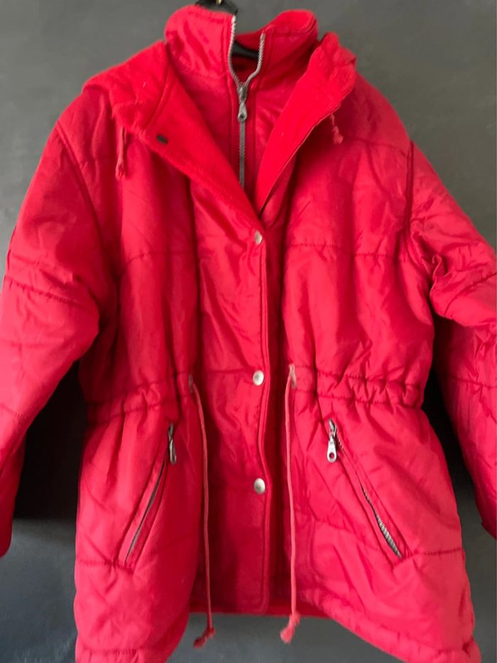 Manteau rouge enfant - photo numéro 2