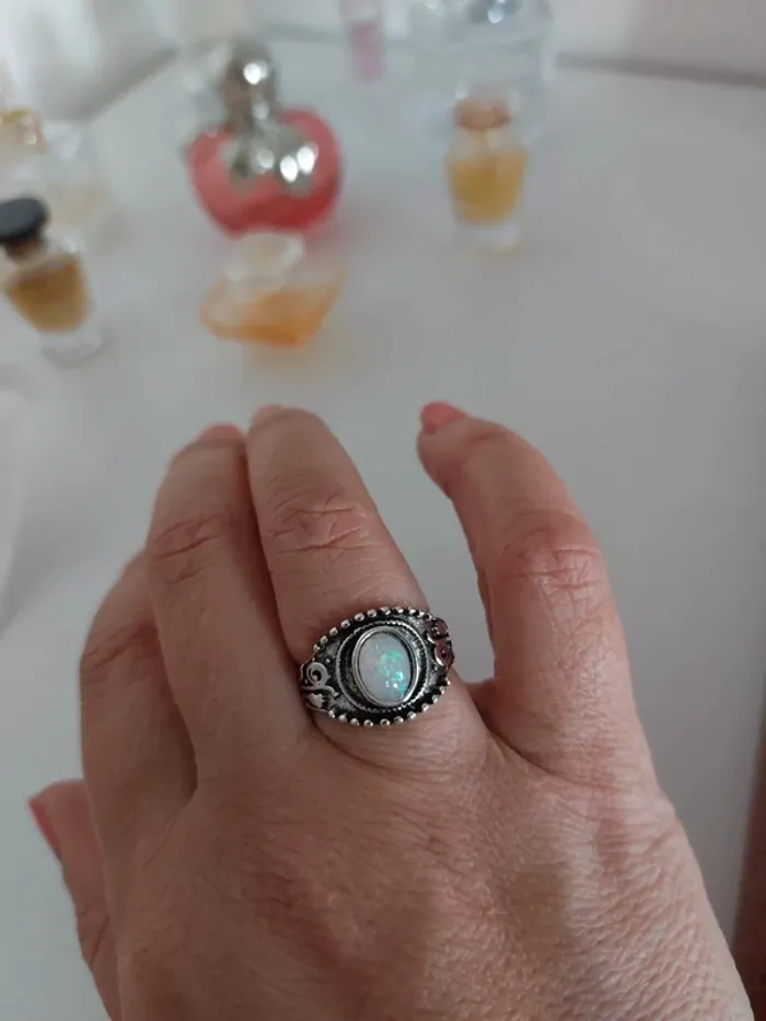 Bague style bohème imitation pierre - photo numéro 3