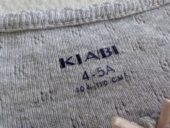 Lot de 2  Tshirts MC sous pull gris et blanc - 4/5A - Kiabi - photo numéro 9