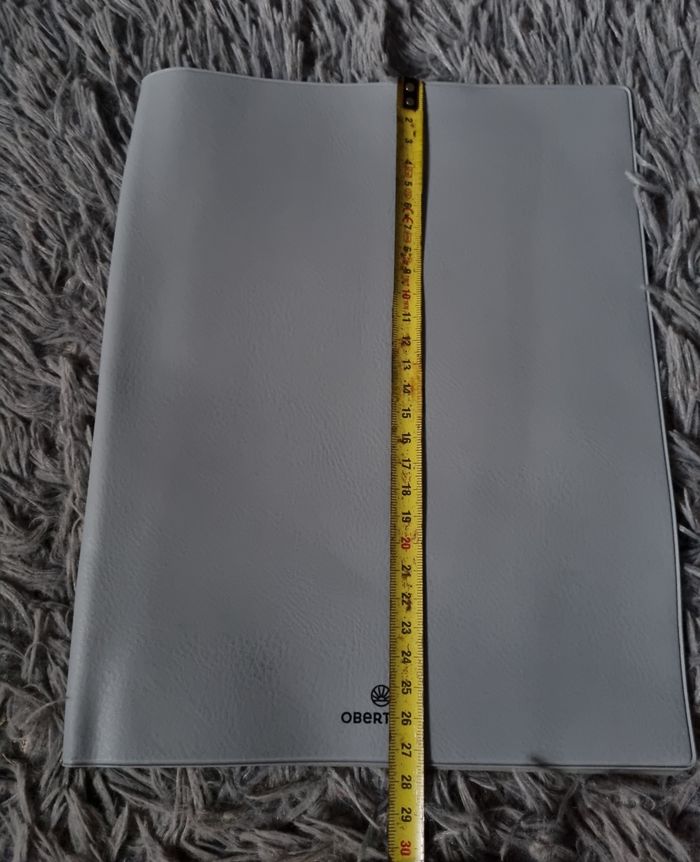 Protège cahier gris 21X27cm - photo numéro 3