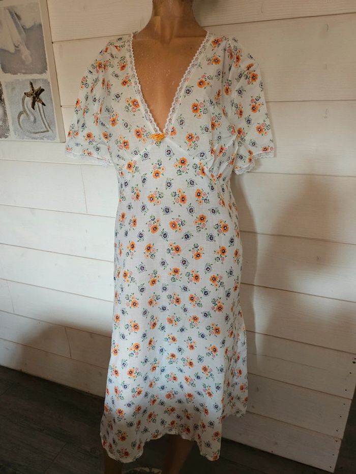 Robe longue ou chemise de nuit vintage T36-38