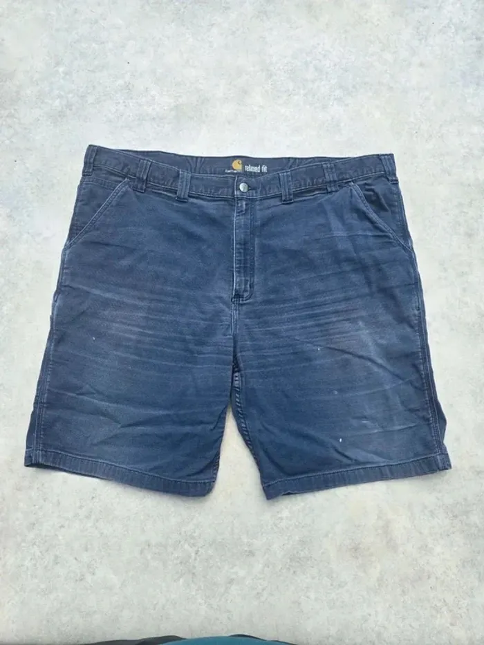 Short Carhartt W44 FR54 Bleu Homme Men SHO94 - photo numéro 2