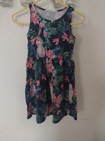 Robe tropical H&M fille 6-8 ans