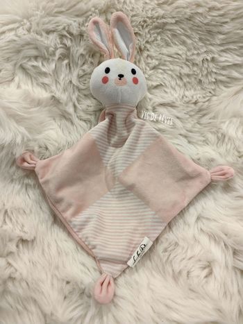 Doudou Lapin Mes Petits Cailloux