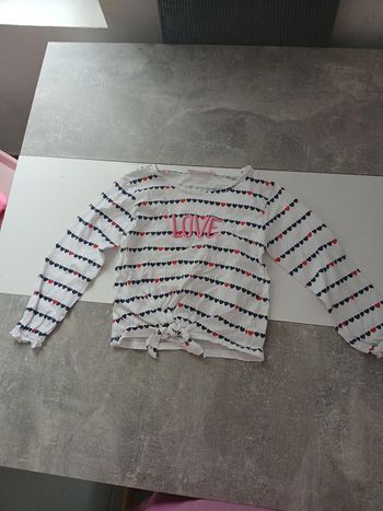 Haut manches longues fille lili marelle