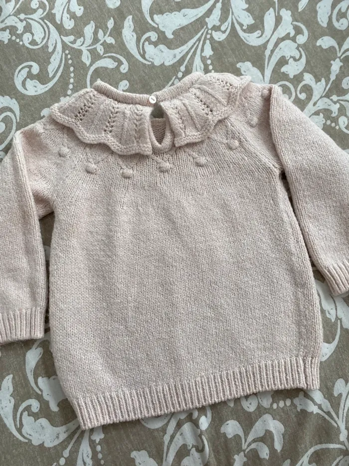 Pull 24 mois rose clair - photo numéro 5