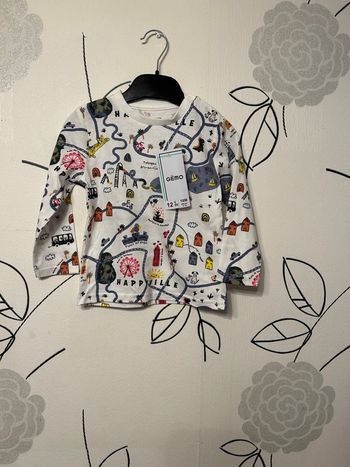 T-shirt manches longues 18 mois garçon