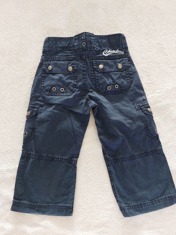 Pantalon cargo bleu marine 24 mois - photo numéro 2