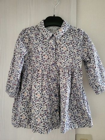 Robe manches longues bébé 🚼 fille 24 mois