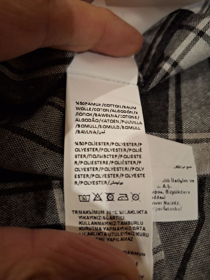 Chemise longues manches à carreaux hiver neuve Trendyol S - photo numéro 5