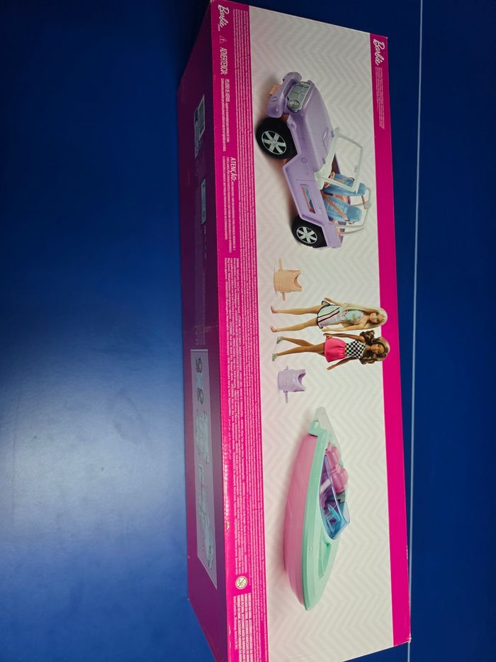 Barbie Barbie Gift Set 2 dolls, boat & Jeep (GXD66) - photo numéro 4