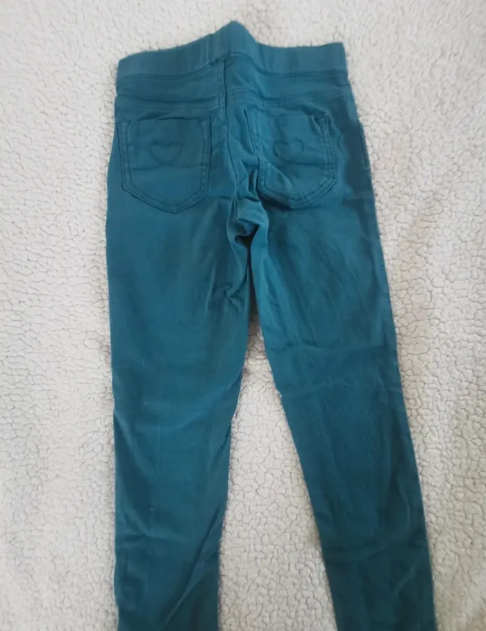 Pantalon vert La Halle 7 ans - photo numéro 2