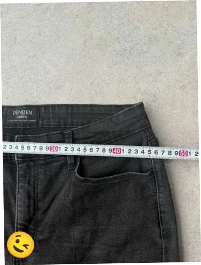 Jeans Levi's Denizen W33 FR42 coupe skinny noir Femme Women pan541b - photo numéro 3