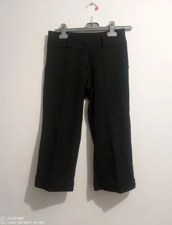 Pantacourt noir femme 38