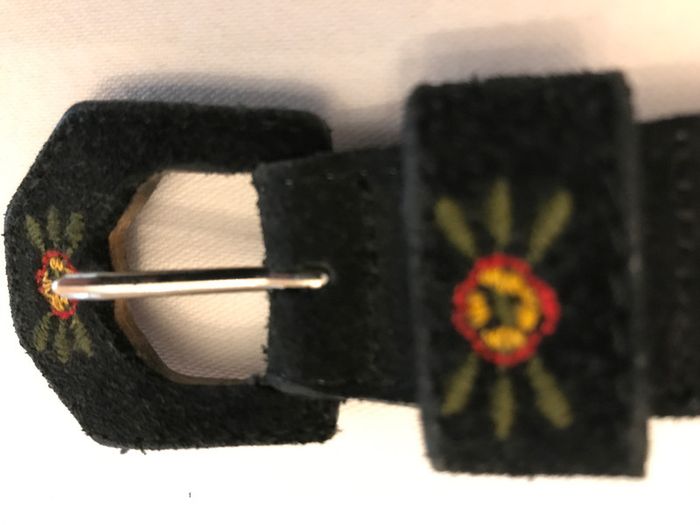 Ceinture Noire Daim - photo numéro 3