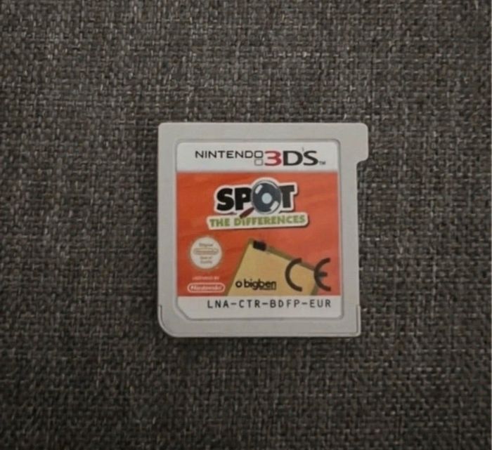 jeux Nintendo 3ds spot the différences