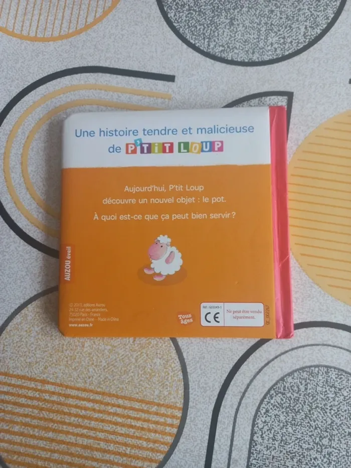 Livre P'tit Loup va sur le pot Auzou - photo numéro 2