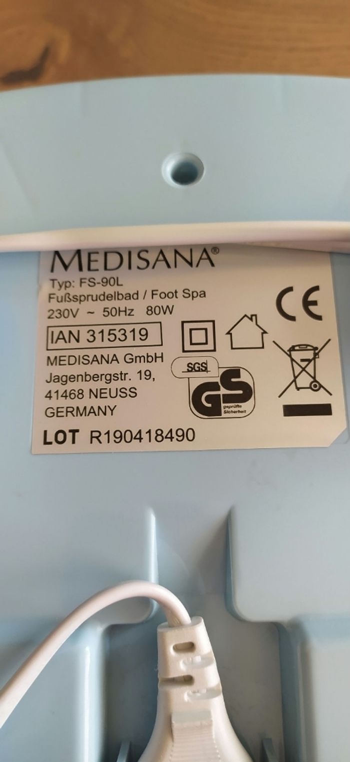 Bain moussant pour pieds Medisana - photo numéro 6
