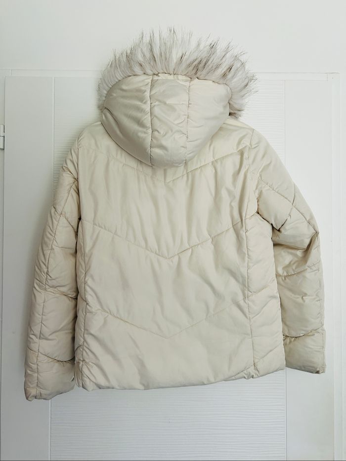 Doudoune beige à capuche - photo numéro 8