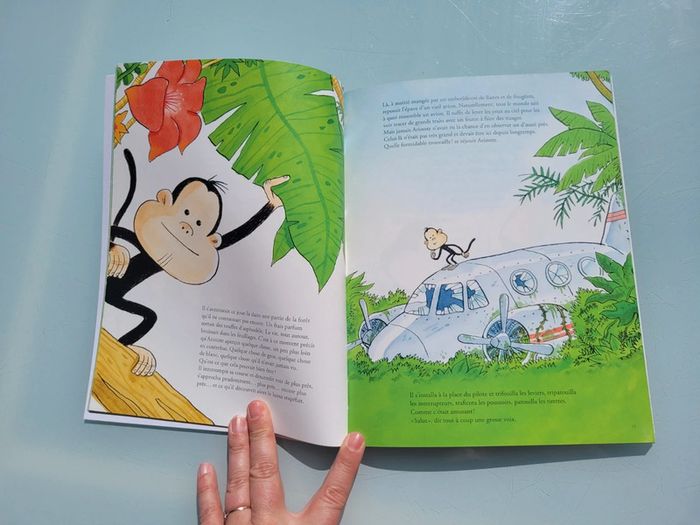 Livre , couverture souple, l'école des loisirs 🐒 Radio Banane 🍌 6-9 ans (48) - photo numéro 6