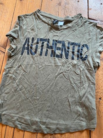 T-shirt femme kaki divided XS