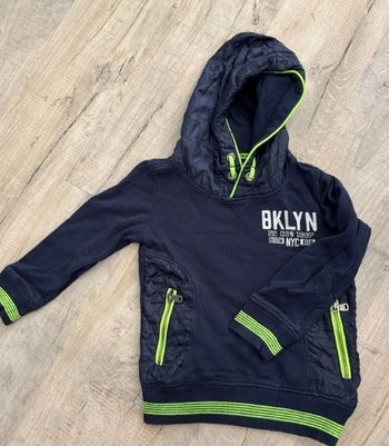 Sweat capuche Vingino bi matière 6 ans