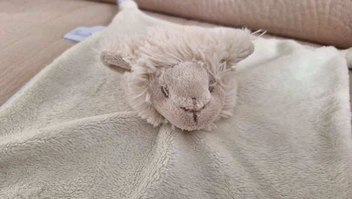 Doudou plat carré Mouton Pediatril - photo numéro 3