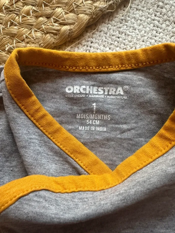 Body garçon Orchestra – 1 mois – Gris motif voiture - photo numéro 5