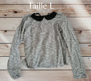 Haut avec colerette