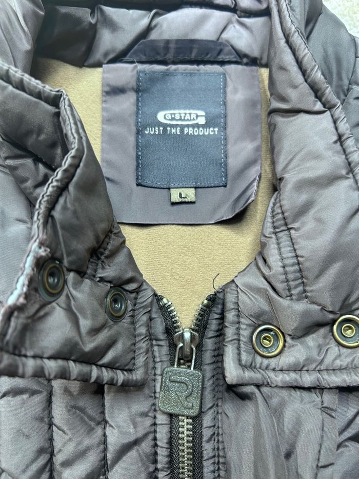 🖤🔥 G-Star Raw – Veste Sans Manche Vintage – Double Fermeture – Taille L 🔥🖤 - photo numéro 8