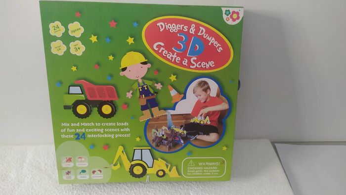 coffret pièces en carton 3 d pour créer des  scenes de jeux - photo numéro 2