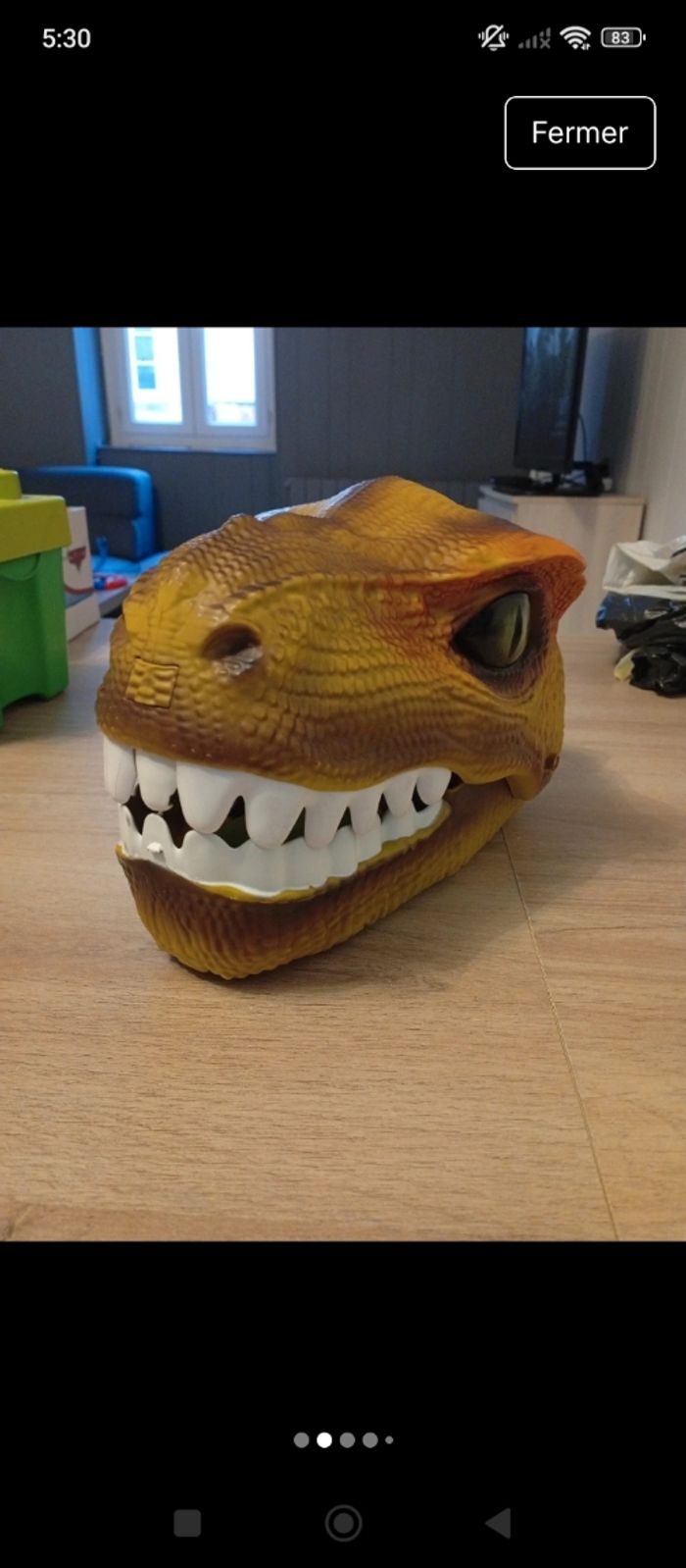 Tete de dino + ses figurines - photo numéro 2