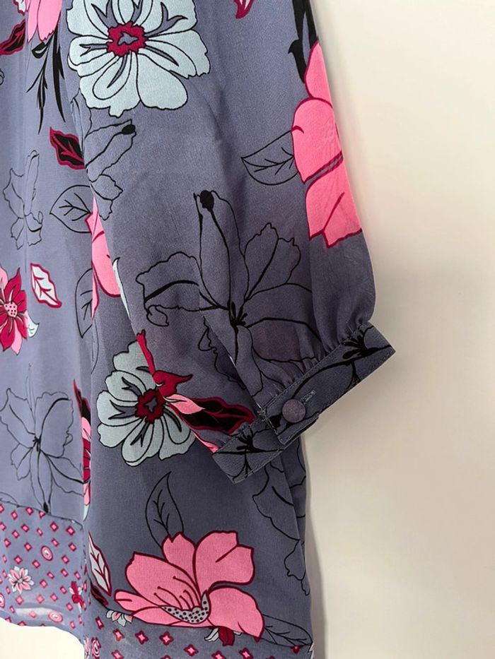 Tunique femme bleu bonheur taille 48 - photo numéro 6