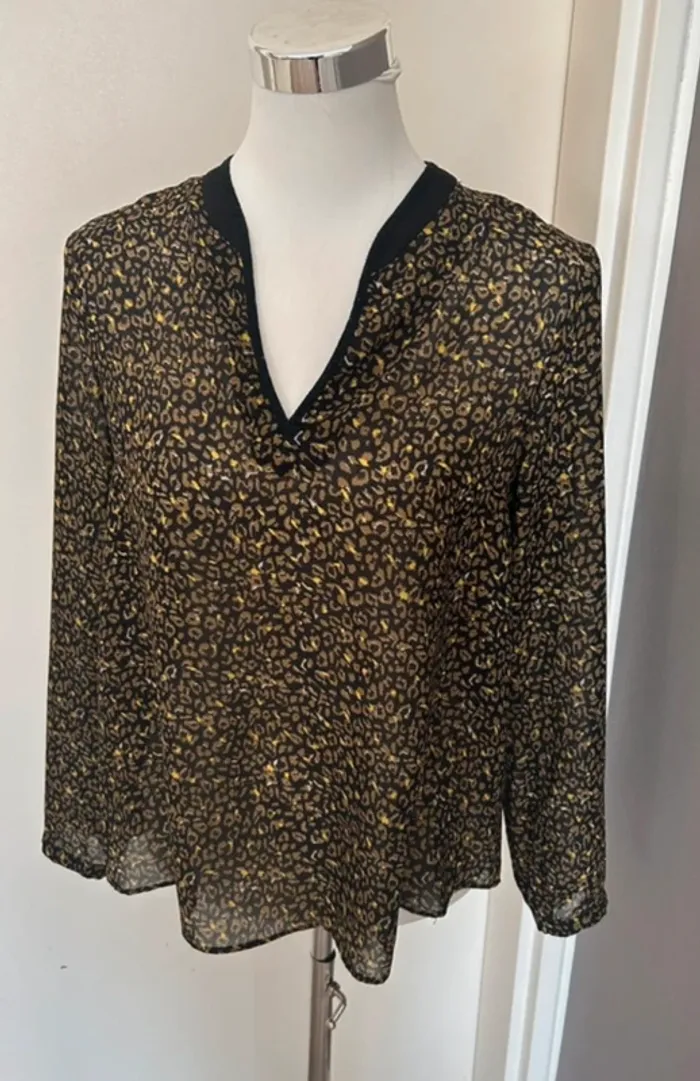 One step, Blouse haut top imprimé femme, taille 36 - photo numéro 2