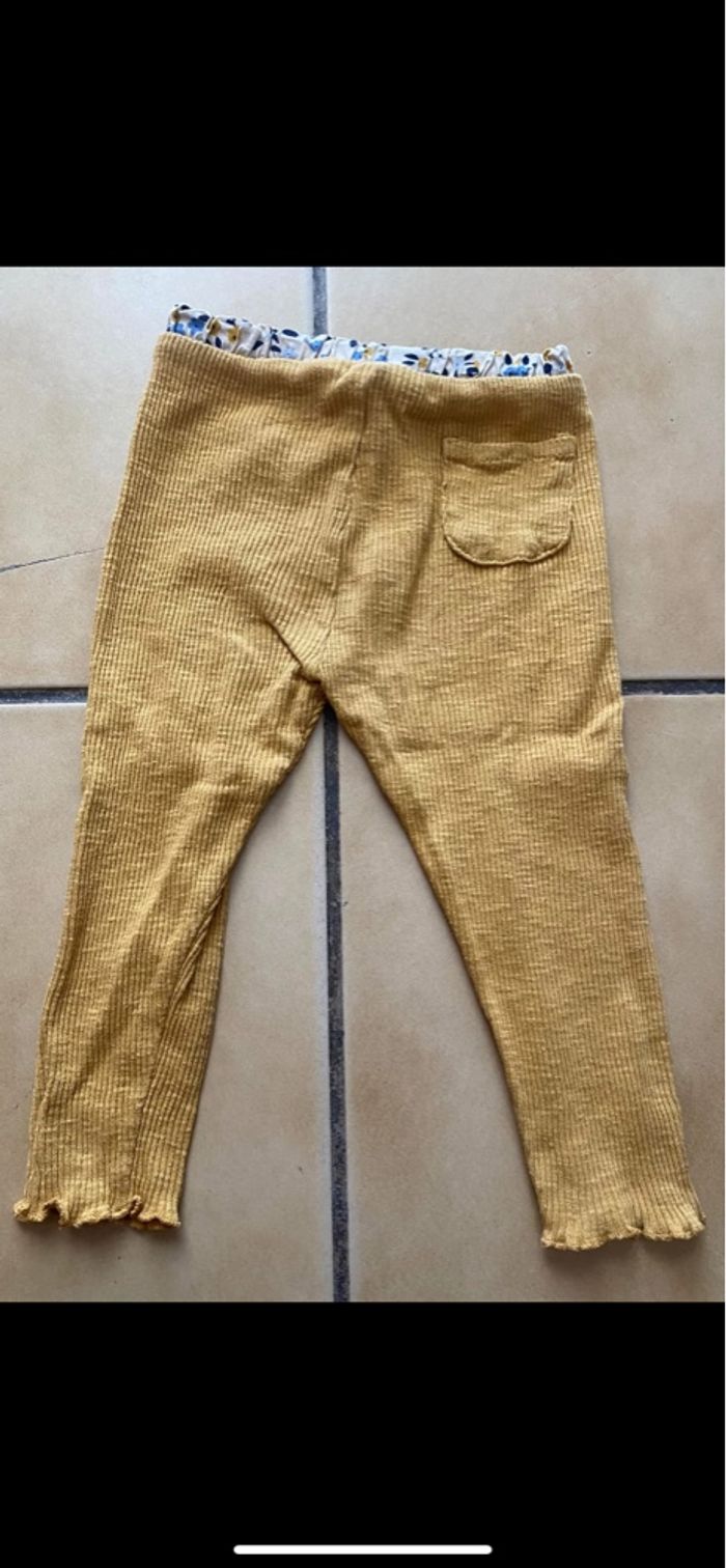 Legging Zara moutarde - photo numéro 2