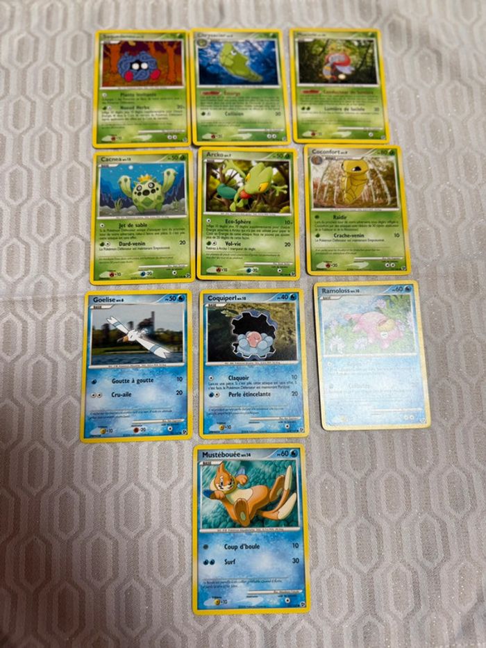Lot de 20 cartes Pokémon série diamant & perle Duels au sommet - photo numéro 3