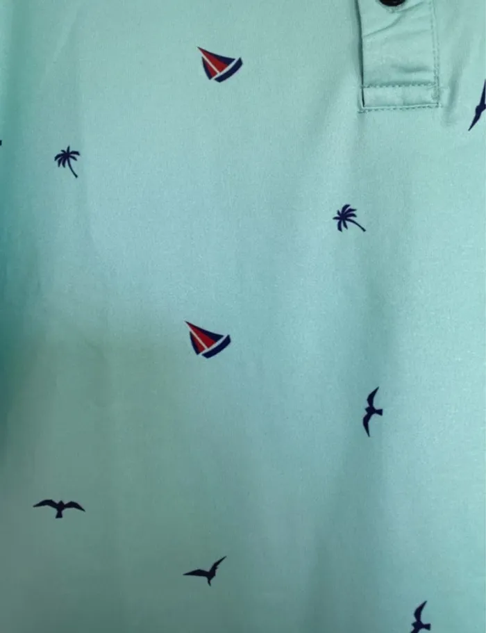 Polo homme vert - photo numéro 2