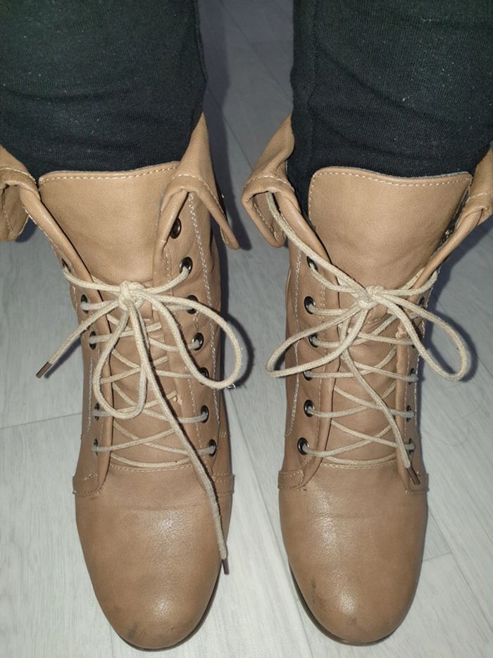 Bottines beige - photo numéro 4