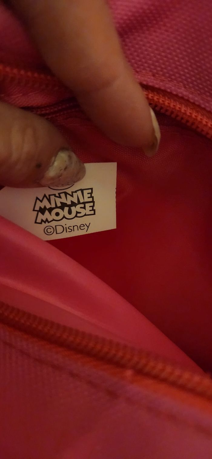 Sacoche Bandoulière Minnie Disney Rose - photo numéro 9