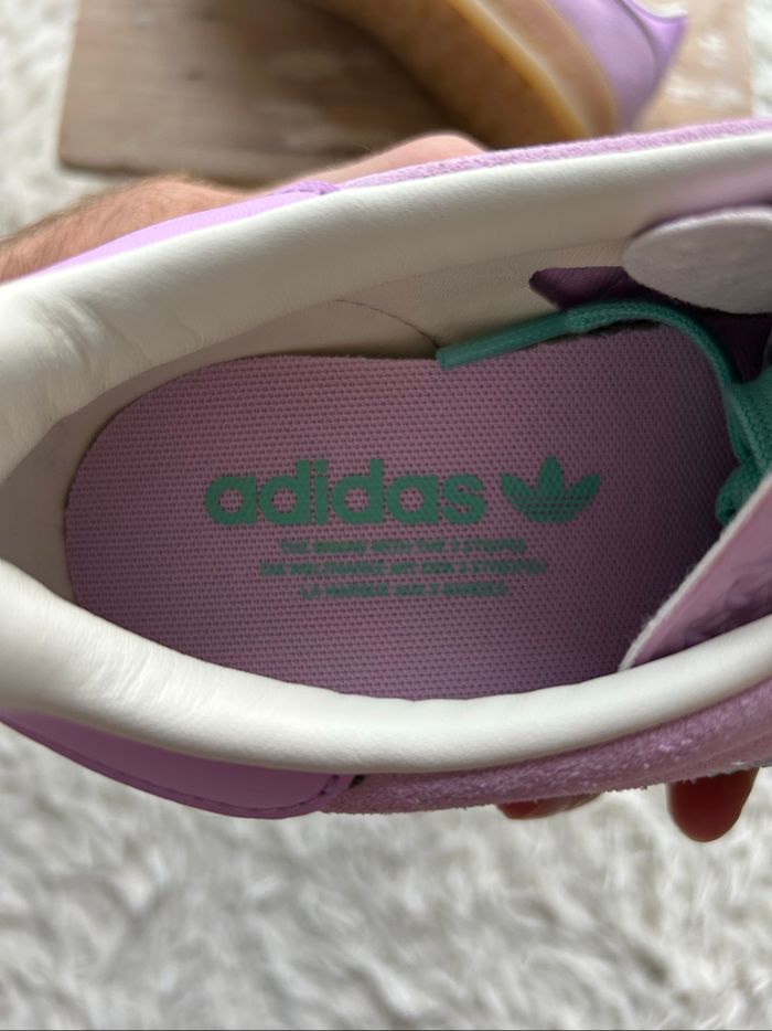 Adidas Originals Gazelle - bliss lilac / acid mint / off white - photo numéro 5