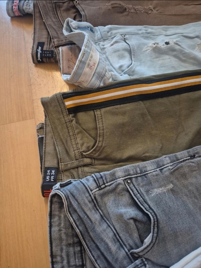 Lot 6 jeans T34 - photo numéro 5